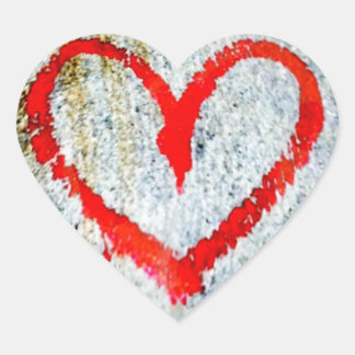 Willekeurig Hart Collectie Graffiti Hart Sticker