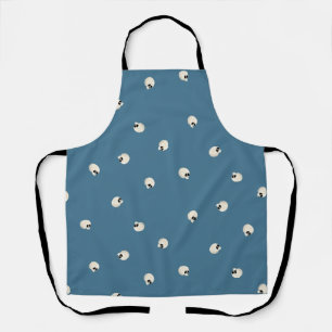 Willekeurig Schattige Kawaii Schedel Stippen bord Schort