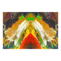 Willekeurige Abstracte Penseelstreek Compositie do