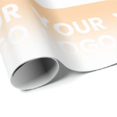 Willekeurige achtergrond | Witte gradiënt en uw Lo Cadeaupapier (Rol Hoek)