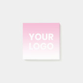 Willekeurige achtergrond | Witte gradiënt en uw Lo Post-it® Notes (Voorkant)