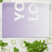 Willekeurige achtergrond | Witte gradiënt en uw Lo Theedoek (Gevouwen)