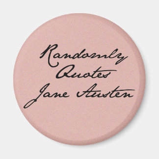 Willekeurige citaten Jane Austen Magnet Magneet