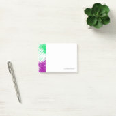 Willekeurige halftone kleurrijke achtergrond post-it® notes (Kantoor)