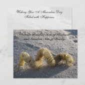 Willekeurige handelingen van het Briefkaart van de (Voorkant / Achterkant)