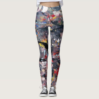 willekeurige kunst leggings