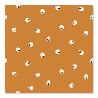 Willekeurige Schattigee Kawaii schedel Stippen sin