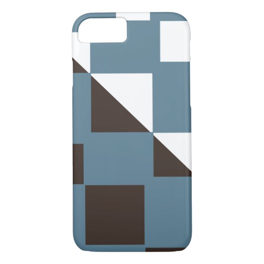 Willekeurige vierkantjes (Chocolate vanilla mix ve Case-Mate iPhone Case (Achterkant)