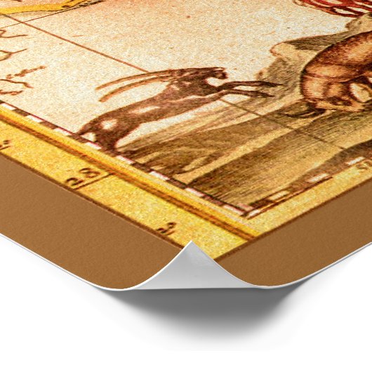 Willem Blaeu Old Rijneland Germanic Map Series Poster (Hoek)