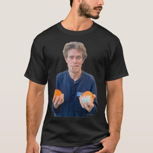 Willem dafoe houdster van 2 moldavische sinaasappe t-shirt (Voorkant)