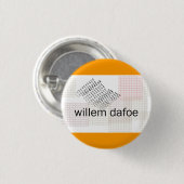 willem dafoe ronde button 3,2 cm (Voorkant /achterkant)