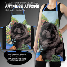 WILLEM de Chow All-Over Print Schort