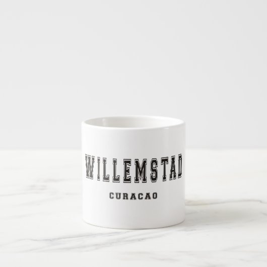 Willemstad Curacao Espresso Kop (Voorkant)