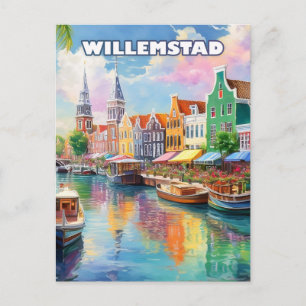 Willemstad: Vibrant Colors of the Caribbean Briefkaart
