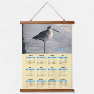 Willet Piper Bird Wall Kalender Hangend Wandkleed