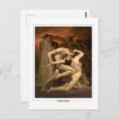 William-Adolphe Bouguereau #12 - Fijne Kunst Briefkaart (Voorkant / Achterkant)
