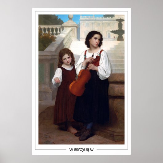 William-Adolphe Bouguereau Affiche d'art Zedign #2 (Devant)