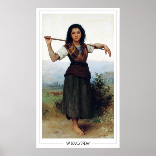 William-Adolphe Bouguereau Affiche d'art Zedign #7 (Devant)