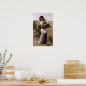 William-Adolphe Bouguereau-At the Fountain lg Poster (Keuken)