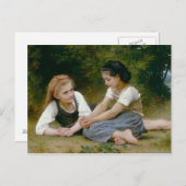 William-Adolphe Bouguereau - De Nut Gatherers Briefkaart (Voorkant / Achterkant)