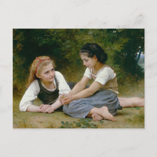 William-Adolphe Bouguereau - De Nut Gatherers Briefkaart (Voorkant)