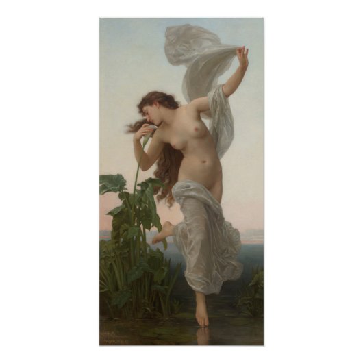 William-Adolphe Bouguereau L'aurore Dawn Perfect Poster (Voorkant)
