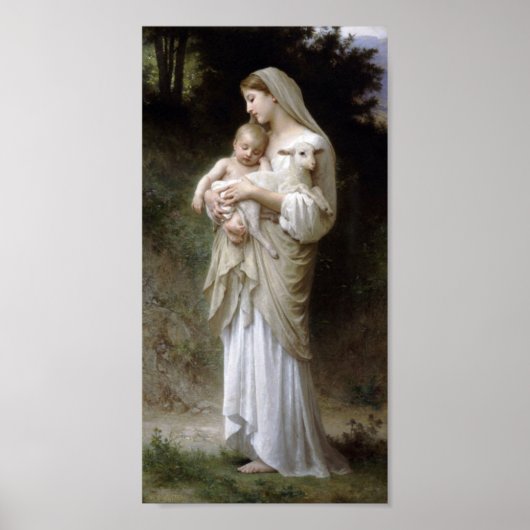 William-Adolphe Bouguereau-Linnocence Poster (Voorkant)