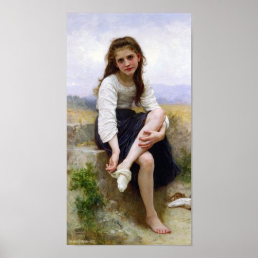 William-Adolphe Bouguereau-Voor de eed Poster (Voorkant)