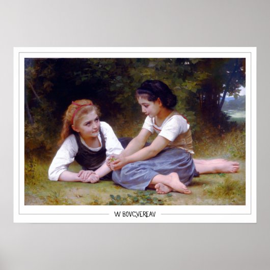 William-Adolphe Bouguereau Zedign Art Poster #157 (Voorkant)