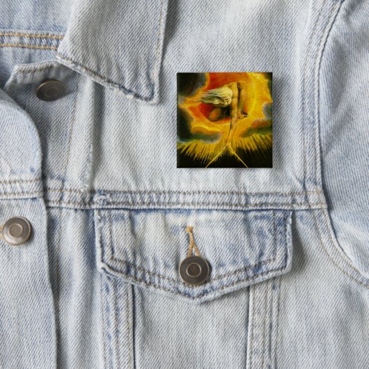William Blake Ancient of Days Button (In situ)