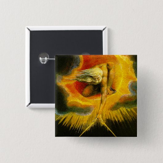 William Blake Ancient of Days Button (Voorkant /achterkant)