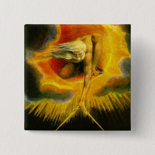William Blake Ancient of Days Button (Voorkant)