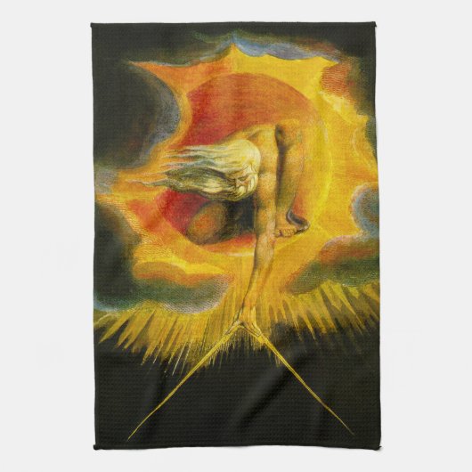 William Blake Ancient of Days Kitchen Towel Theedoek (Verticaal)