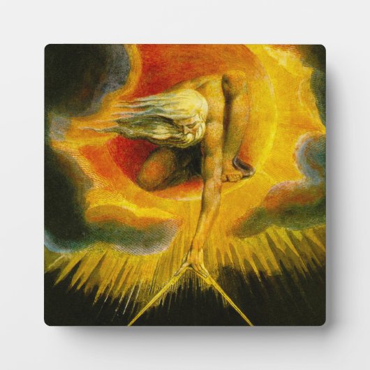 William Blake Ancient of Days Plaque Fotoplaat (Voorkant)