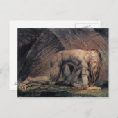 William Blake Art nebakanezer Briefkaart (Voorkant / Achterkant)