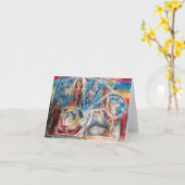 William Blake Beatrice Note Card Kaart (Gele Bloem)