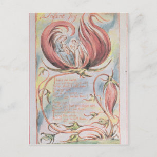 William Blake Behoort van Innocence; Baby Joy, 1 Briefkaart