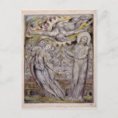 William Blake-Christus die het banket van Satan we Briefkaart (Voorkant)