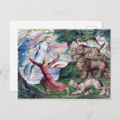 William Blake Dante aan het rennen van de drie bal Briefkaart (Voorkant / Achterkant)