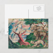 William Blake - Dante die uit het driestuin loopt Briefkaart (Voorkant / Achterkant)