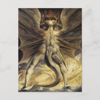 William Blake - De Grote Rode Draak en de Vrouw Briefkaart