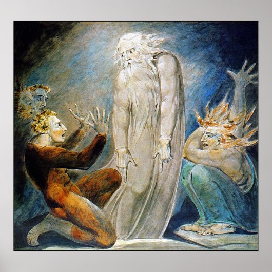 William Blake: De heks van Endor Poster (Voorkant)