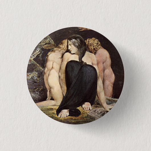 William Blake Hecate Button (Voorkant)