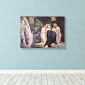 William Blake - Hecate; Night of Enitharmon's Joy Canvas Afdruk (Insitu (Houten vloer))