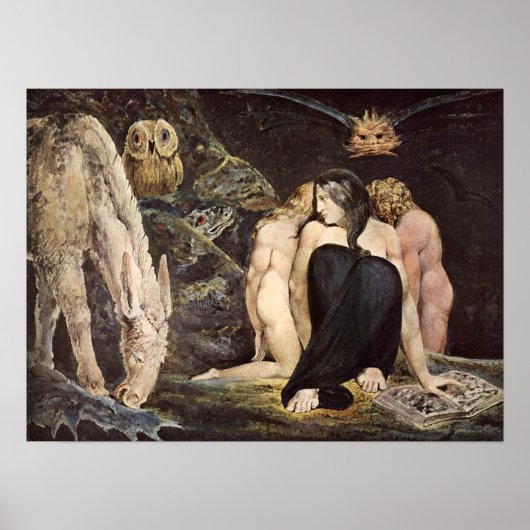 William Blake Hecate Poster (Voorkant)