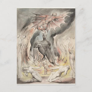 William Blake: Illustratie Christus nationaliteit Briefkaart