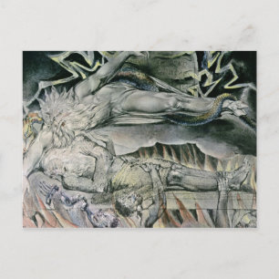 William Blake   Illustraties van het boek van de b Briefkaart