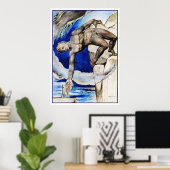 William Blake Illustration: Dante's goddelijke Com Poster (Thuiskantoor)