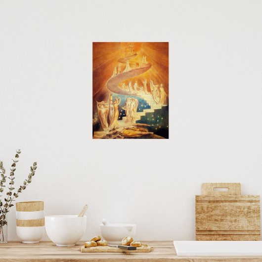 William Blake Jacob’s Ladder Poster (Cuisine)