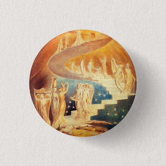 William Blake Jacob's Ladder Button (Voorkant)